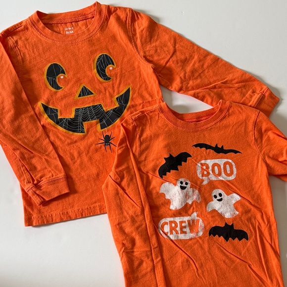 Carter's 5T Halloween Long Sleeve Tees - Picture 1 of 4
